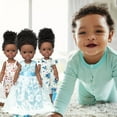 thumbnail image 6 of Xqxayjr under $5 2Pcs BlackBabyDoll, BlackBabyDoll 35CM, Large Vinyl RebornBabyToywith Curly Hair, African American Doll forKidsCollectors, LifelikeBabyDoll, 6 of 9