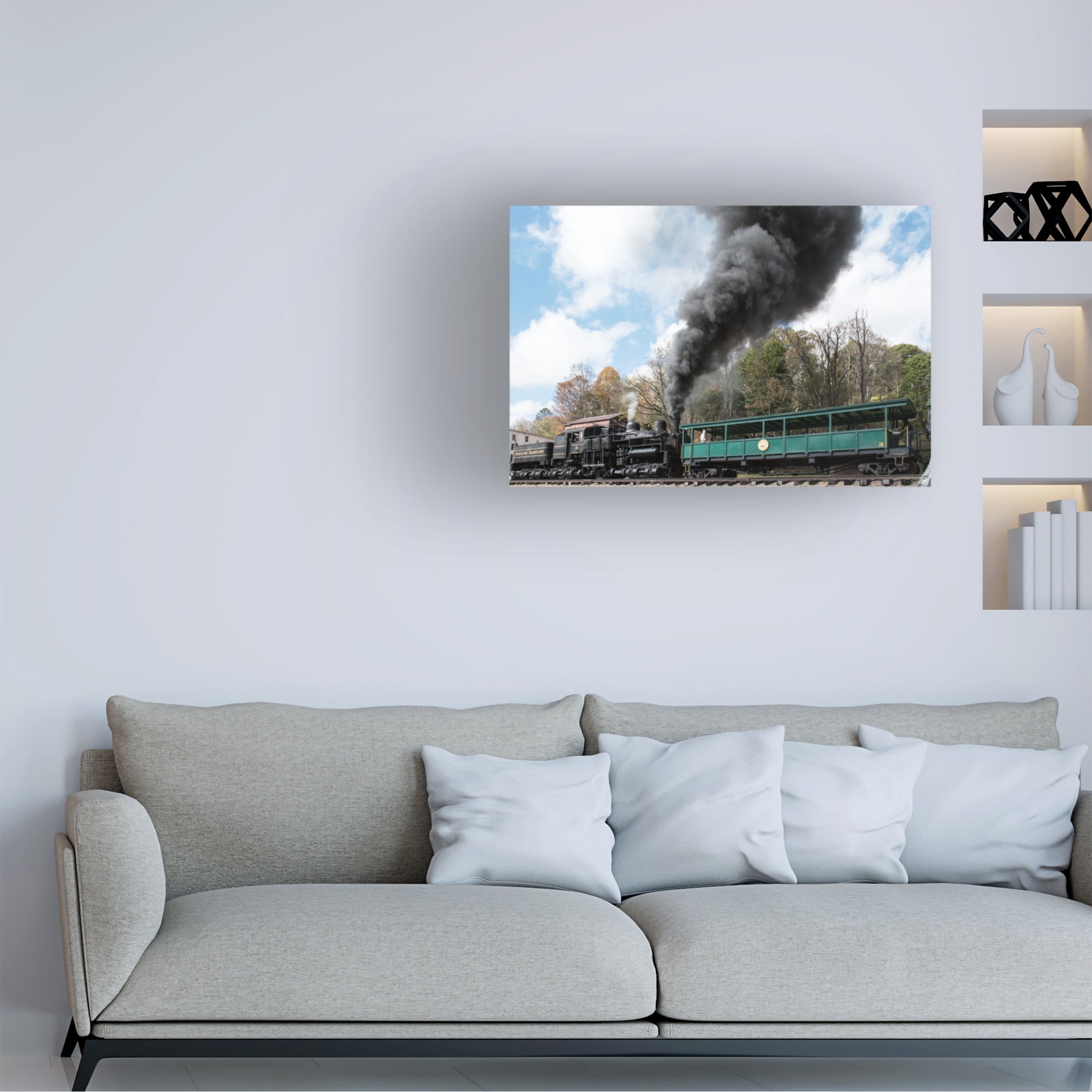 Robert Michaud 'Cass Scenic Railroad 3' Canvas Art