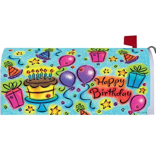 Custom Decor Birthday Party Mailbox Cover