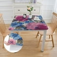 thumbnail image 2 of HAOXIT Rose Flower Waterproof Picnic Party Rectangle Table Cloth Cover Decorations Fabric s Rectangle Home Dining Room Kitchen Decor 40*40, 2 of 7