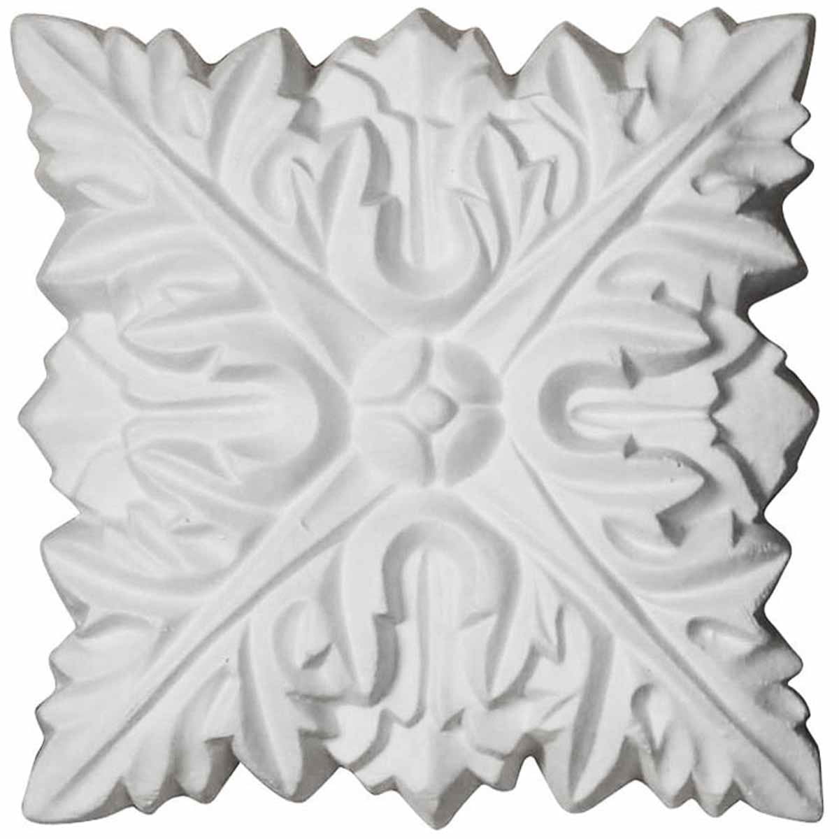 3 5/8'W x 3 5/8'H x 3/4'P Attica Rosette