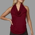 thumbnail image 2 of Suéter de maternidad,Vestido informal sin mangas con cuello en V para mujer, mezcla de poliéster, ligero y cómodo, ideal para el hogar, sopatenor, 2 of 9