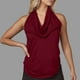 thumbnail image 2 of Ropa para adolescentes,Vestido informal sin mangas con cuello en V para mujer, mezcla de poliéster, ligero y cómodo, ideal para el hogar, sopatenor, 2 of 9
