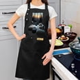 thumbnail image 3 of Cozy Sunset Room Design Adjustable Bib Apron 2 Pack with Pockets for Cooking - Stylish Kitchen Chef Apron for Men & Women, 3 of 6