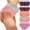 Light Color, variant on Tumotour 5Pc Oversized Underwear For Women Panties High Waist Panty Ladies Hi-Cut Briefs Stretch Briefs Multipack Bikini Panties