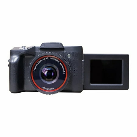 Image of Digital Video Camera Full HD 1080P 16MP Recorder with Wide Angle Lens for YouTube Vlogging