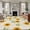 Yellow, variant on 5'x8' Area Rugs, Sunflower Indoor Outdoor Area Rug for Living Room Bedroom, Country Pastoral Spring Watercolor Garden Motifs Washable Bathroom Rugs Kitchen Floor Carpet Mats Home Decor Aesthetic