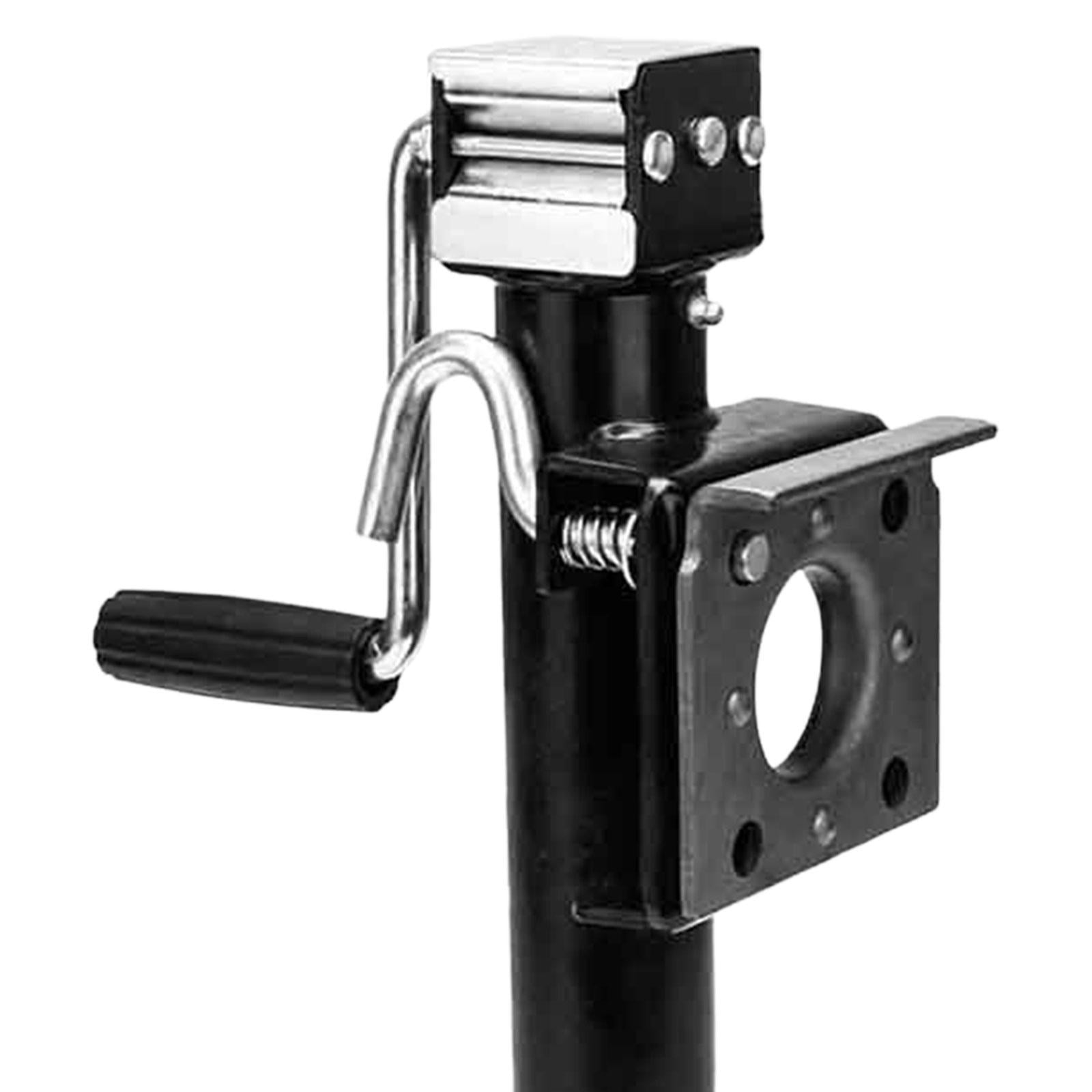 Dickly Hand-crank Trailer Jack Multifunction Heavy Duty Portable Wear Resistaht Easy to Side Rocking 10inch