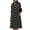 Black, variant on Bpmpbo Women's Polka Print Shirt Dress Loose fit Long Sleeve with Collar, Casual Knee-Length A-Line Dress