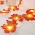 thumbnail image 4 of 6.56ft 20LEDs Christmas Fairy String Lights Halloween Maple Leaf Shaped, 4 of 8