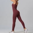thumbnail image 3 of Chándal para mujer, conjunto de Yoga, monos de entrenamiento de una pieza, peleles de manga larga, ropa deportiva, ropa de gimnasio para mujer, 3 of 5