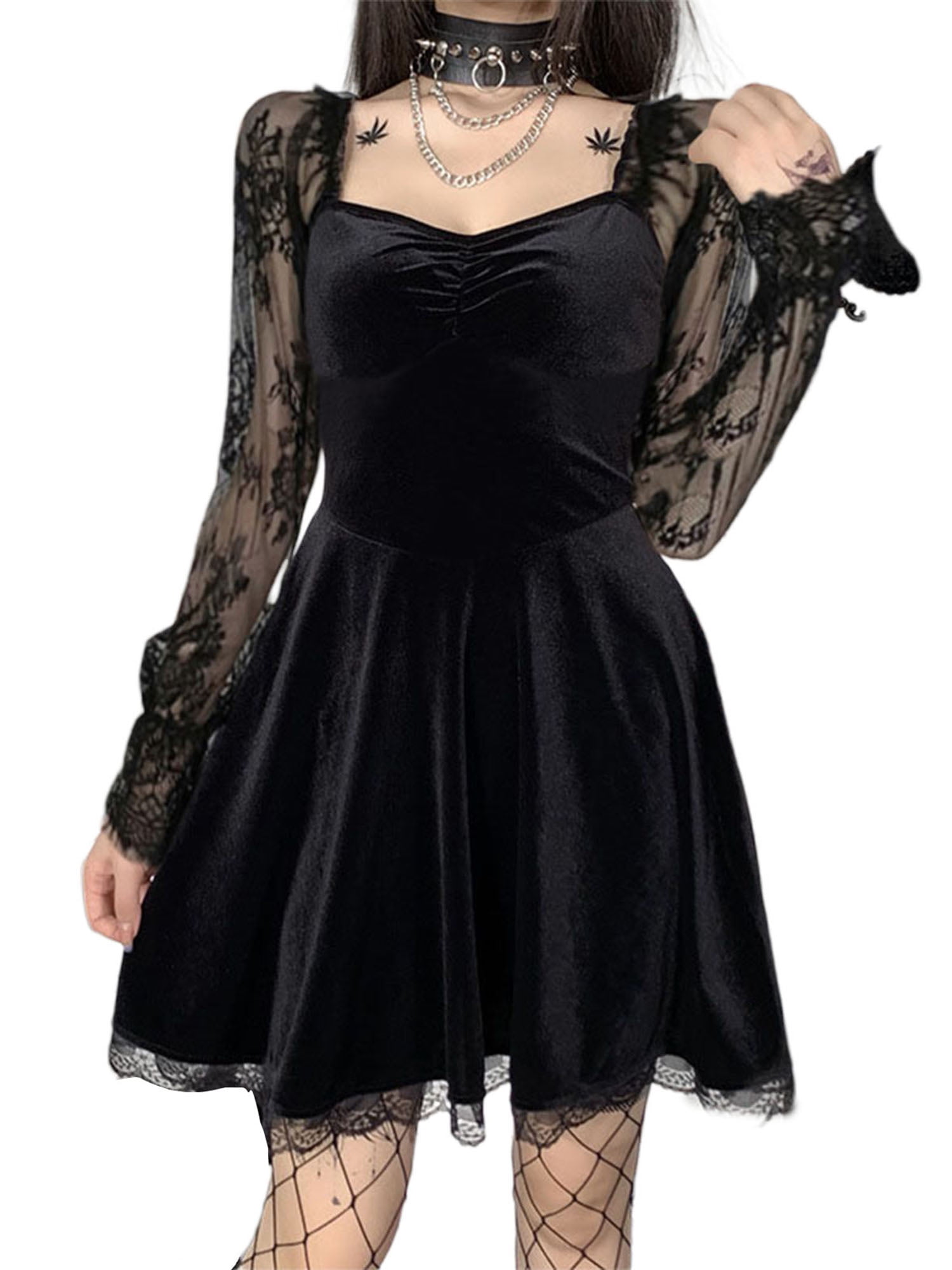 black long sleeve dress backless Black Backless Long Sleeve Midi Dress – trinarosh main image 1