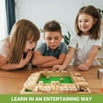 thumbnail image 4 of Shut The Box-Wooden Dice Board Game, Funny Family Shut The Box Game 2-4 Player, Board Games Gift for Family and Friends, Educational Table Math Games for Holiday, Party and Classroom, 4 of 6
