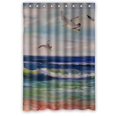 thumbnail image 1 of Cortina de ducha ABPHQTO brids Gaviotas brillante 150x180 cm, 1 of 2