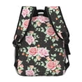thumbnail image 4 of Easygdp Rose Flowers Mochila Ergonómica Versátil para Laptop - Múltiples Bolsillos, Correas Ajustables, Unisex para Escuela, Viajes y Actividades al Aire Libre-One Size, 4 of 5