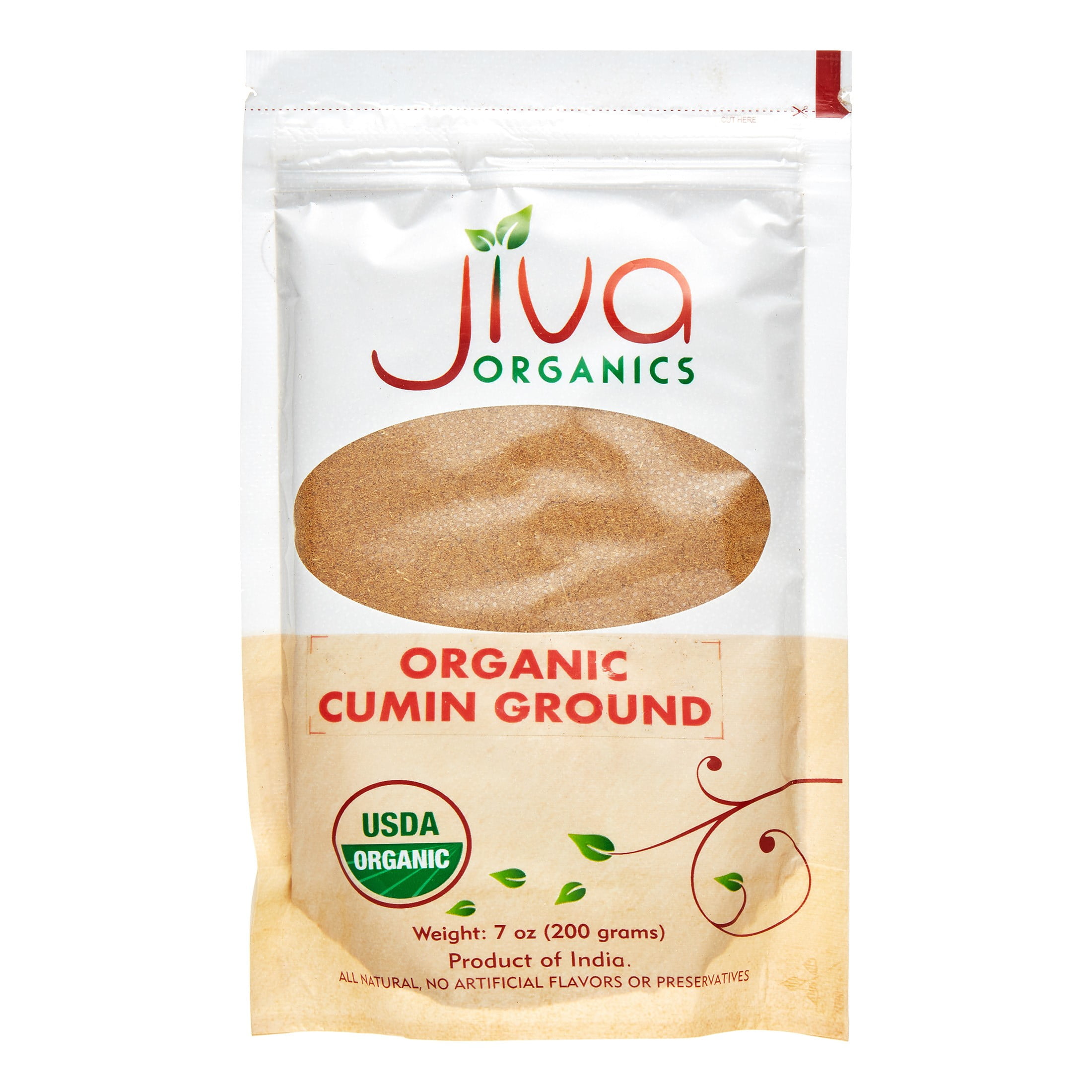 Jiva Organics Organic Cumin Powder, 7 Oz
