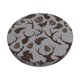 thumbnail image 1 of Balery Brown Moose with Pinecones Fundas de asiento para taburete de bar redondo de tela de terciopelo ajustables que protegen de arañazos y manchas para sillas de 14 a 17 pulgadas.-12 inch, 1 of 7