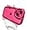 Rose Red, variant on Compatible with iPhone 14 Pro Case with Clear Kickstand Creative Protective Design Case with Camera Holder for TPU Slim Shockproof Cool Phone Case for iPhone 14 Pro-Black