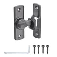 thumbnail image 1 of Cerradura de Puerta de Granero Uxcell, Pestillo Deslizante de Seguridad de 90/180 Grados, Gris, 1 of 6