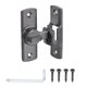 thumbnail image 1 of Cerradura de Puerta de Granero Uxcell, Pestillo Deslizante de Seguridad de 90/180 Grados, Gris, 1 of 6