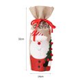 thumbnail image 1 of Bolsa de botella de vino de Navidad Decoraciones de fiesta para suministros de ambiente de Navidad (B) Sywqhk Libre de BPA, 1 of 8