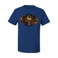 thumbnail image 2 of Wild Bobby, Gothic Skull and Dragon, Pop Culture, Men Graphic Tees, Royal, 2XL, 2 of 3
