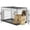48" Black, variant on Pefilos 42" Dog Crates for Large Dogs Folding Mental Wire Pet Cage Outdoor and Indoor Dog Kennels with Double-Door, Divider Panel, Removable Tray, Black