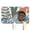 White-573, variant on Boho Retro Floral Pet Feeding Mat-Abstract Art Pattern Absorbent Pet Placemat for Food and Water Bowl, with Waterproof Rubber Backing, Quick Dry Water Dispenser Mat for Dog and Cat (12"x20")