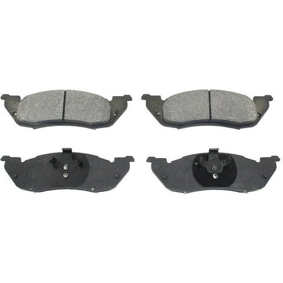 Front Brake Pad Set - Compatible with 1991 - 1998 Dodge Dakota RWD 1992 1993 1994 1995 1996 1997