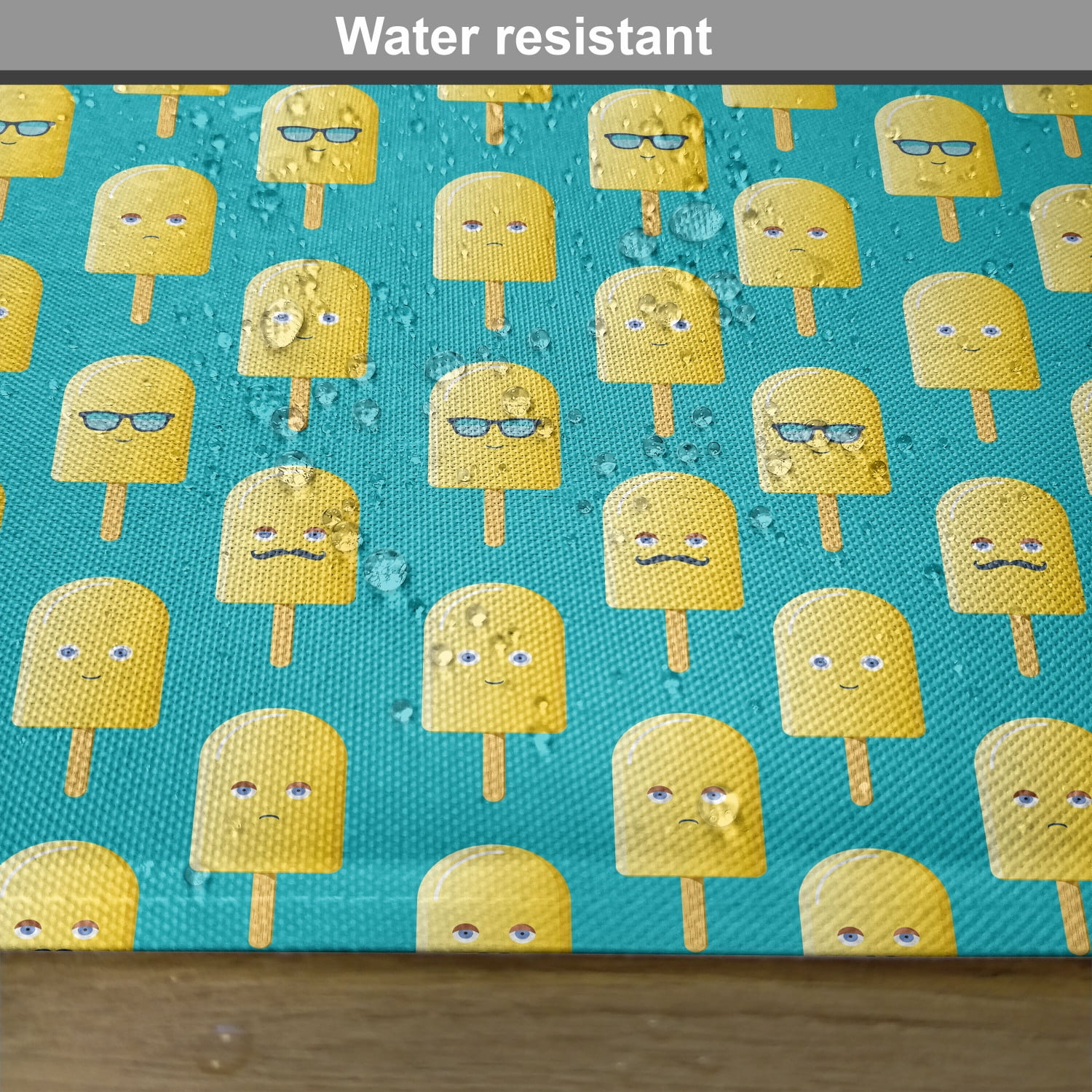 Ambesonne Ice Cream Place Mats Set of 4, Mix of Yummy Dessert wi 並行輸入品 Ambesonne Ice Cream Place Mats Set of 4, Pastel Colored Hipster