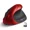 Red, variant on BTS-908 Hot Selling Rechargeable Vertical Mice Ergonomic Wireless Mouse 2.4G USB Receiver 1600 Adjustable DPI 6 Buttons Mouse