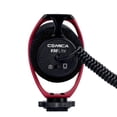 thumbnail image 3 of COMICA CVM-V30 LITE Microphone with Super-cardioid Polar Pattern Cold-shoe Design Condenser MIC for Smartphone Camera Red, 3 of 5