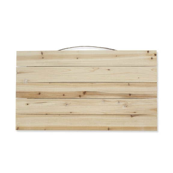 26" Wood Pallet Rectangle Plaque by Make Market