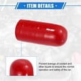 thumbnail image 5 of Unique Bargains Reinforced Silicone Coolant Cap Kit 12mm 0.47" ID Turbo Bypass Valve Cap Universal for Car Red, 5 of 6