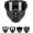 Grey, variant on Detachable Full Face Goggle Mask, Detachable Full Face Mask,Anti-Fog Windproof, Removable Face Shield, Lightweight