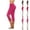 #02 Hot Pink, variant on Knee Cutout Capri Leggings for Women High Waisted Cropped Yoga Leggings Seamless Fit Athletic Workout Pants Running Fitness , #02 Hot Pink, M