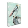thumbnail image 2 of Stupell Industries Coastal Pelican Bird Watching Turquoise Ocean Portrait Paintings Gallery-Wrapped Canvas Print Wall Art, 16x20, by Jennifer Paxton Parker, 2 of 5