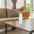 thumbnail image 2 of Wovilon 2.8'' Durable White Plastic Cylinder Vase, 2 of 5