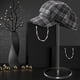 thumbnail image 3 of Hat Holder Multifunctional Decorative Clear Acrylic Wig Holder Rack Hat Display Stand With Round Base Home Organizer Banmo, 3 of 5