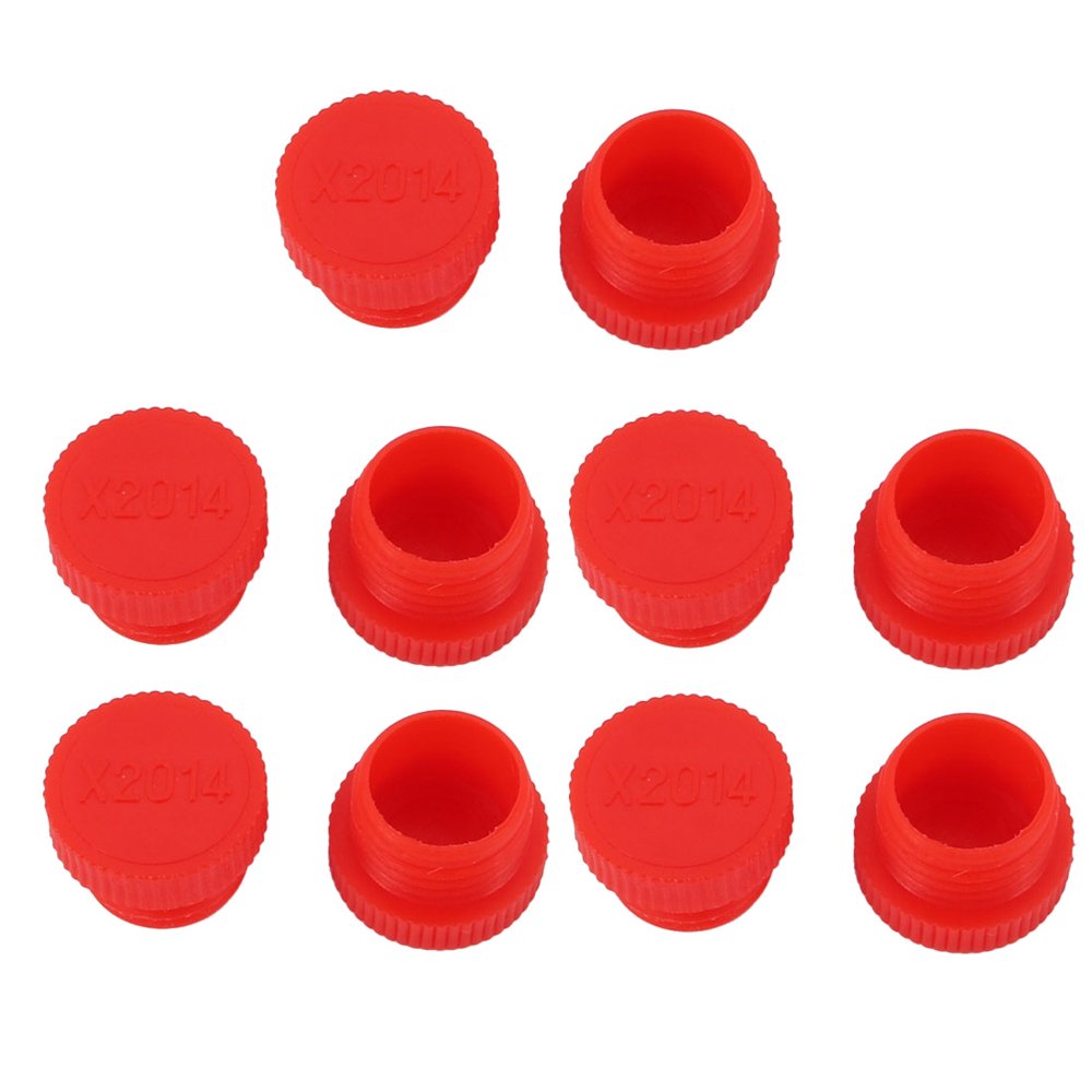 10pcs M14 x 1.5mm PE External Threaded Tube Insert Cap Screwin Cover