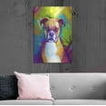 thumbnail image 6 of Luxe Metal Art 'Pop Art Boxer' by Furbaby Affiliates, Metal Wall Art, 24"x36", 6 of 9