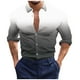 thumbnail image 1 of Blusa y camisa de manga larga con cuello vuelto para hombre, estilo casual, a la moda, con botones estampados, blusa de manga larga con cuello vuelto, camisetas de poliéster para hombre, 1 of 4