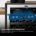 thumbnail image 3 of Whynter BWR-408SB 24" Built-In 46 Bottle Undercounter Stainless Steel Wine Refrigerator with Reversible Door, Digital Control, Lock, and Carbon Filter, 3 of 8