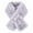 Grey, variant on Womens Scarves Winter Scarf for Women Scarf Autumn And Winter Thickened Solid Color Cute Plush Fashionable Thickened Warm Scarf