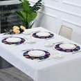 thumbnail image 7 of Coolnut Colorful Owls Round Placemats Washable Placemats Non-Slip Heat-Resistant Table Place Mats for Dining Kitchen Holiday Party Table 15.4"-6PCS Home Decor, 7 of 7