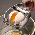 thumbnail image 1 of Abridor de cáscaras, galleta de huevos, acero inoxidable, cortador de cáscaras, separador de huevos, herramienta de cocina creativa para cocinar fácilmente 1PCS/A Sincero Electrónica, 1 of 5