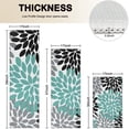 thumbnail image 4 of Simple Petal Shaped Geometric Floral Pattern Kitchen Rugs Sets Of 3,Kitchen Runner Rugs Non Skid Washable,Decorative Kitchen Floor Mats for Kitchen,Sink,Laundry,17"x30"+ 17"x47" + 17"x59", 4 of 6