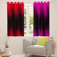 thumbnail image 5 of Abstract Ombre Curtains 30%-50% Blackout Pink Red Black Curtains & Drapes for Living Room,Gradient Geometry Striped Window Curtains,Geometric Stripes Window Treatments, 5 of 6