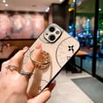 thumbnail image 5 of Case for iPhone 16 Pro,3D Butterfly Flower Kickstand Bling Glitter Diamond Marble Ring Stand Shockproof Women Girls Rhinestone Phone Case for iPhone 16 Pro,6.3 inch 2024 (XSG Gold), 5 of 13