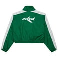 thumbnail image 2 of Women's Mitchell & Ness Green New York Jets Nylon Cropped Full-Zip Jacket, 2 of 2